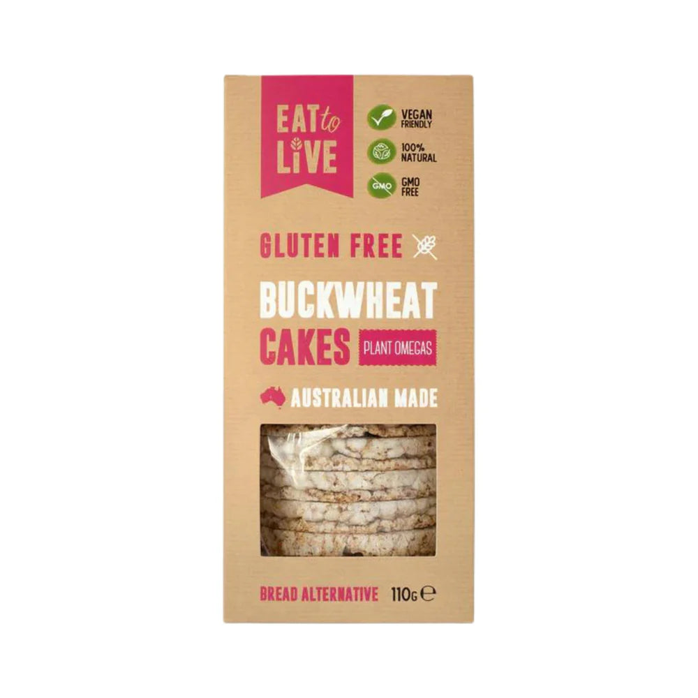 Eat To Live - Plant Omegas Buckwheat Cakes 110g
