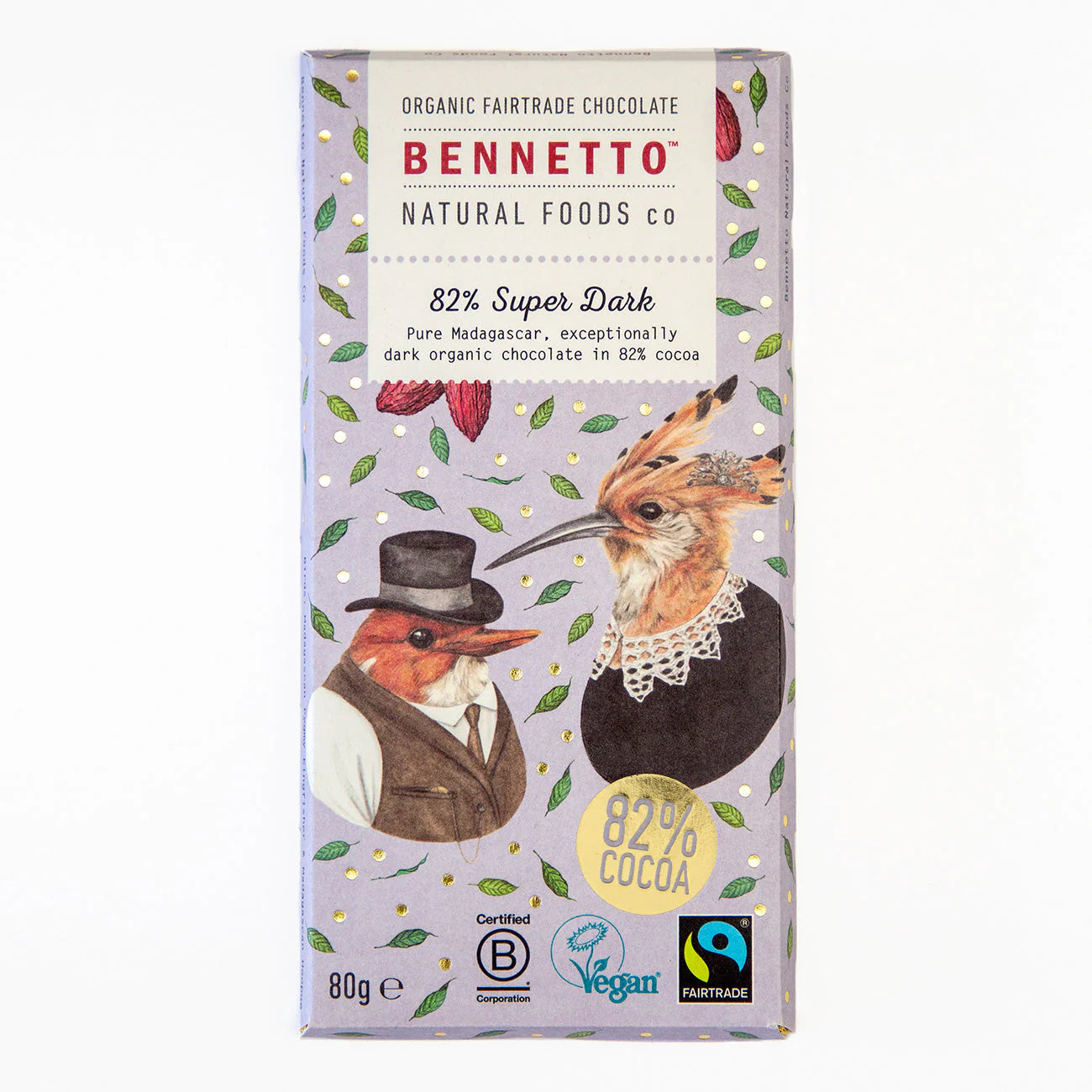 Bennetto - Super Dark 82% Cacoa 80g