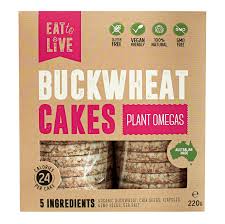 Eat To Live - Plant Omegas Buckwheat Cakes 220g