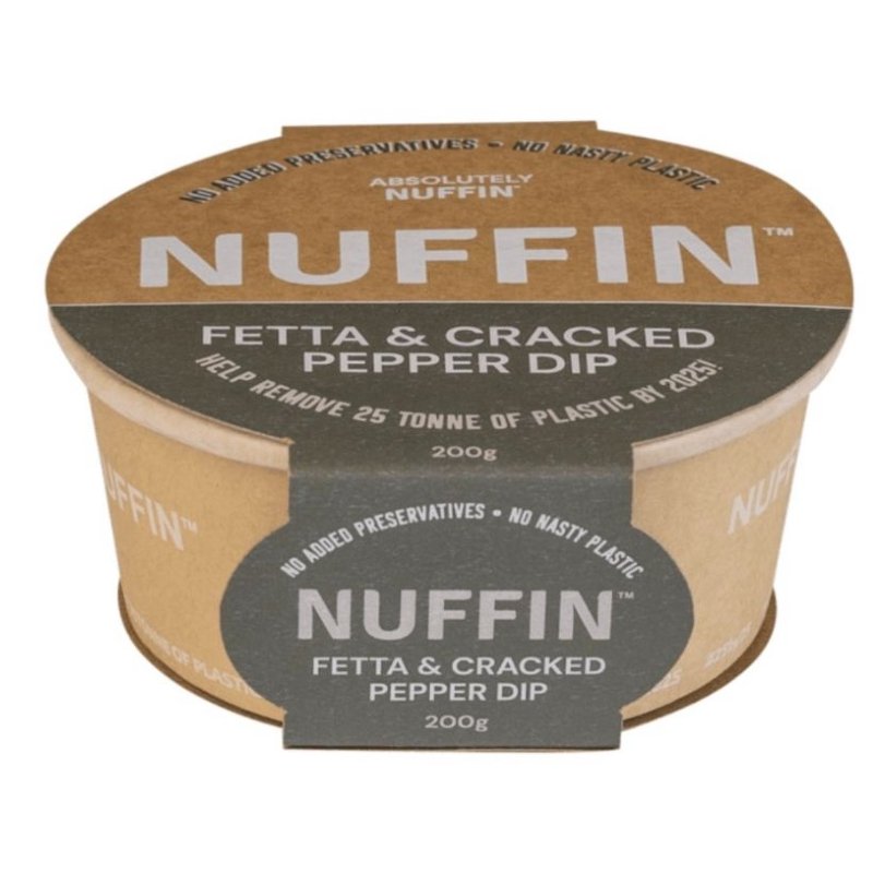 Nuffin - Fetta & Cracked Pepper Dip 200g