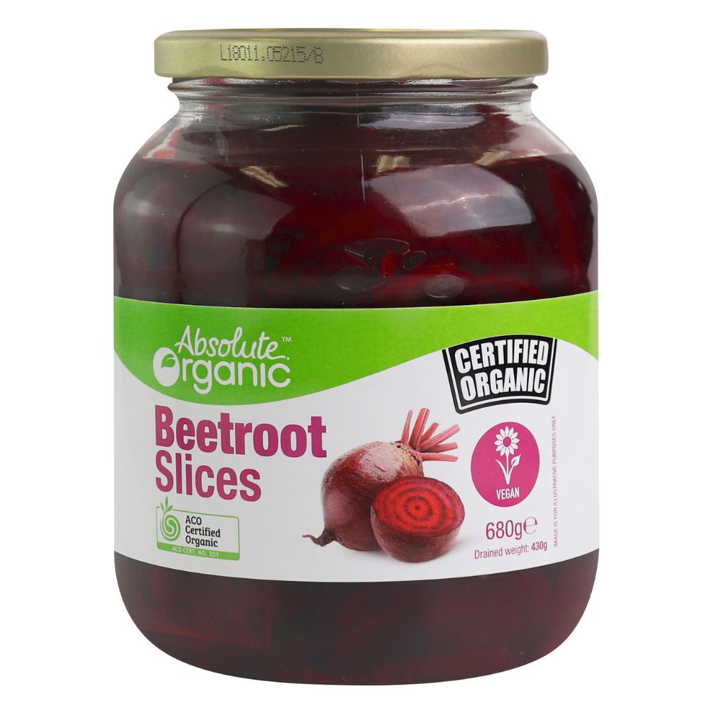 Absolute Organic - Beetroot Slices 680g