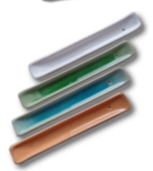 Incense Of The World - Boat Incense Holder Medium-Turquoise