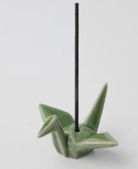 Incense Of The World - Crane Incense Holder-Green