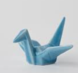 Incense Of The World - Crane Incense Holder-Blue