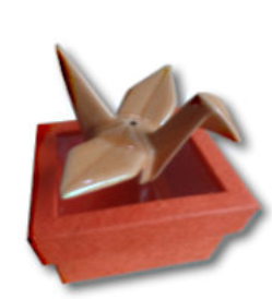 Incense Of The World - Crane Incense Holder-Orange