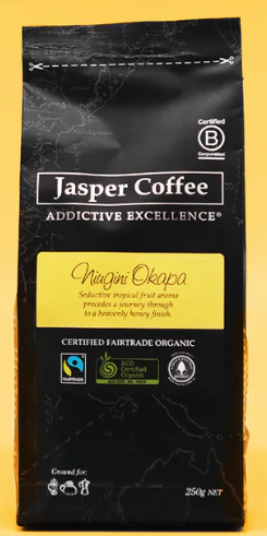Jasper Coffee - Niugini Okapa ground 250g
