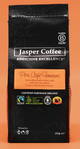 Jasper Coffee - Cafe Femenino ground 250g
