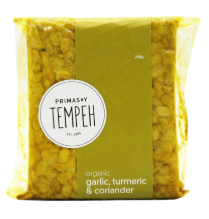 Primasoy Tempeh - Tempeh Garlic, Tumeric & Corriander 250g