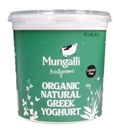 Mungalli Biodynamic - Natural Greek Yoghurt 800g