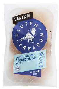 Venerdi Gluten Freedom - Sweet Potato Sourdough Buns 300g