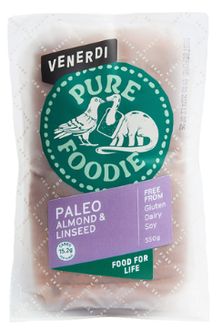 Venerdi Pure Foodie - Almond Linseed Paleo Bread 550g