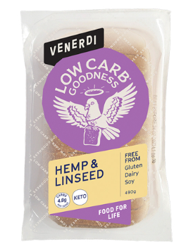 Venerdi Low Carb - Keto Hemp & Linseed Bread 490g