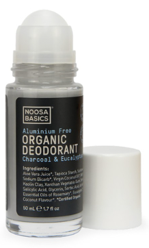 Noosa Basics - Deodorant Roll-On Charcoal Eucalyptus 50ml