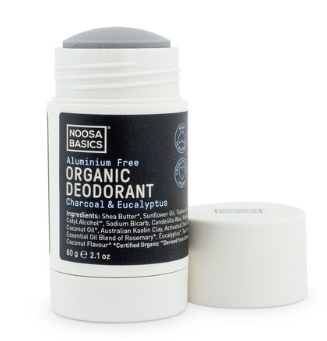 Noosa Basics - Deodorant Stick - Charcoal & Eucalyptus 60g