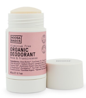 Noosa Basics - Deodorant Stick - Rose & Frankincense 60g