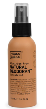 Noosa Basics - Deodorant Spray Sandalwood 100ml