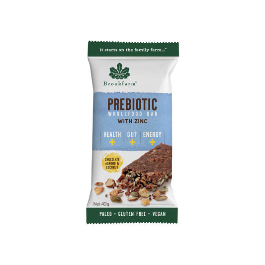 Brookfarm - Chocolate Almond & Coconut Prebiotic Bar 40g