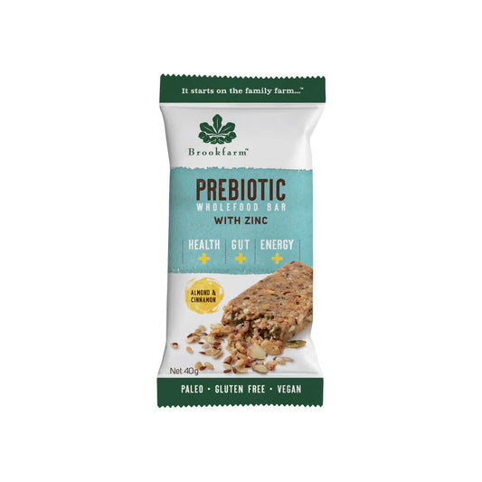 Brookfarm - Almond Cinnamon Prebiotic Bar 40g