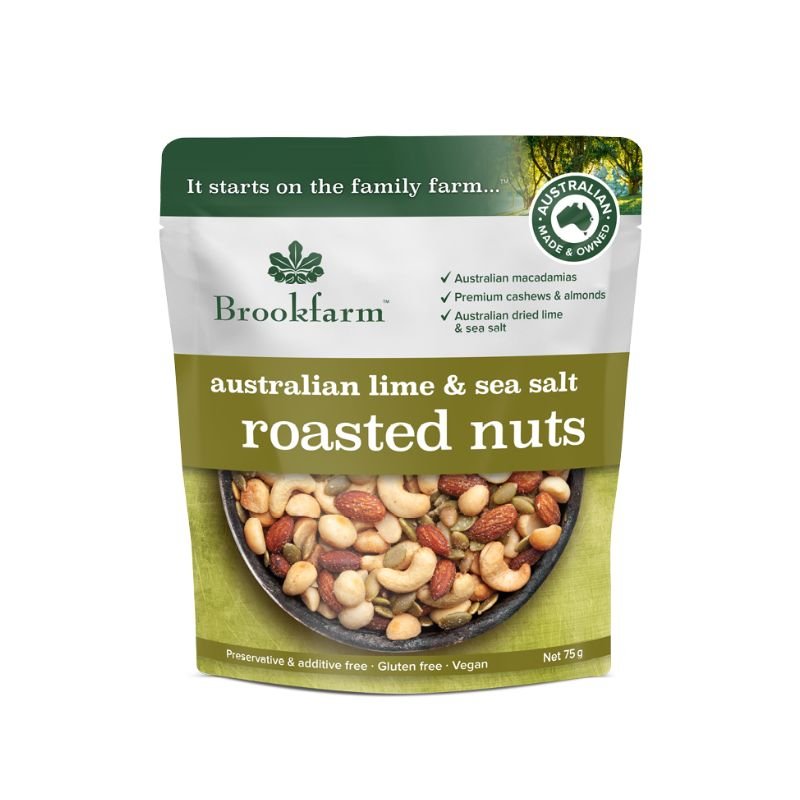 Brookfarm - Lime Sea Salt Roasted Nuts 75g