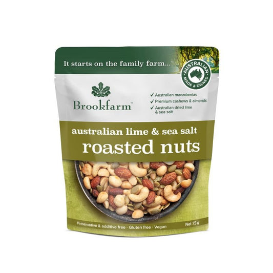 Brookfarm - Lime Sea Salt Roasted Nuts 75g