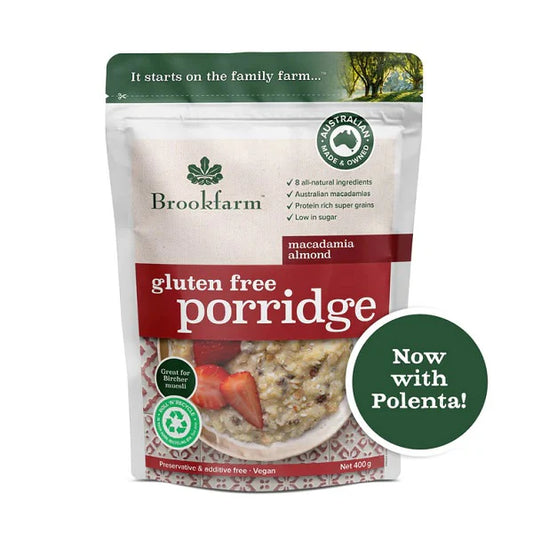 Brookfarm - Gf Porridge Macadamia Almond 400g