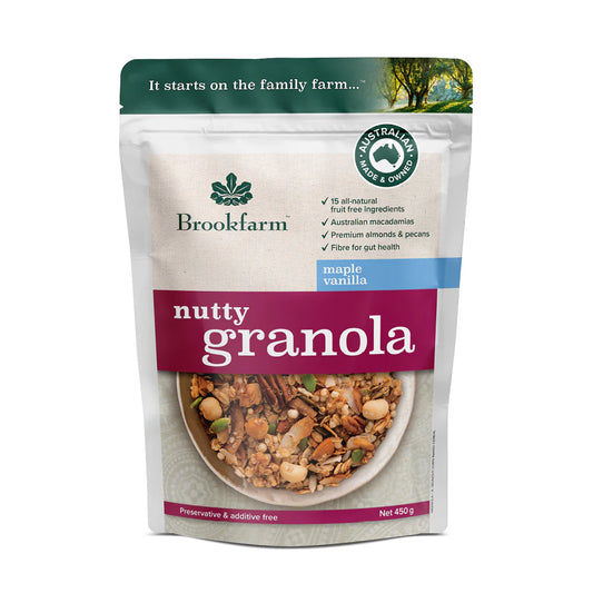 Brookfarm - Nutty Granola Vanilla 450g