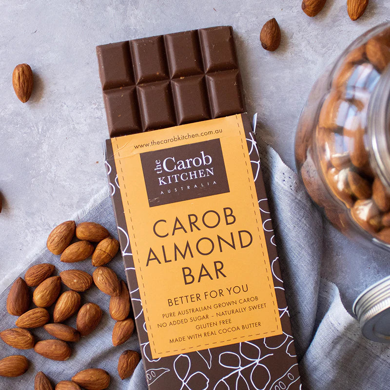 Carob Kitchen - Almond Carob Bar 80g