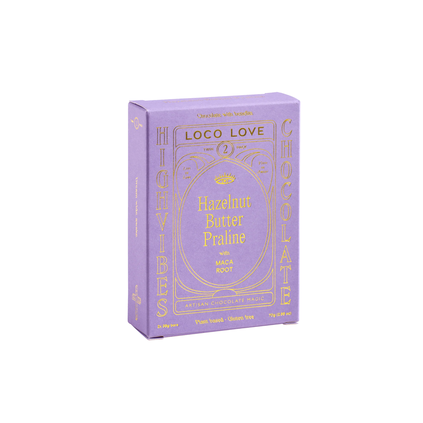 Loco Love - Hazelnut Praline 2pk 70g