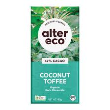 Alter Eco - Coconut Toffee 47% Chocolate 80g