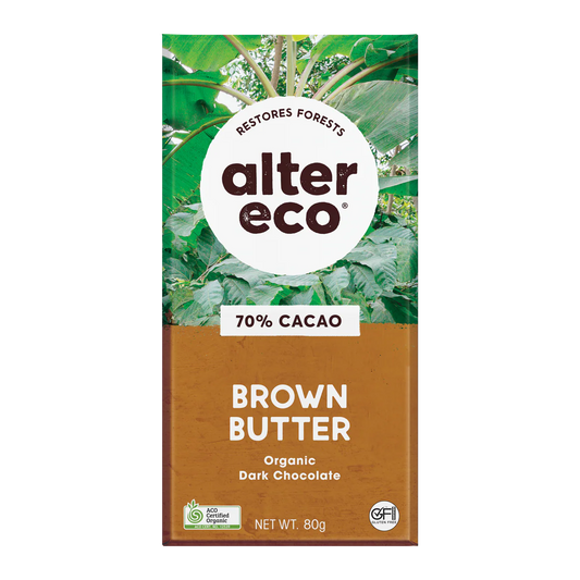 Alter Eco - Brown Butter 70% Chocolate 80g