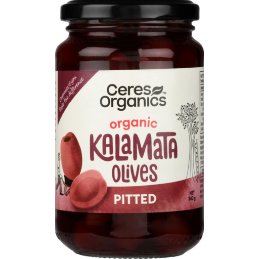 Ceres Organic - Kalamata Olives Pitted 340g