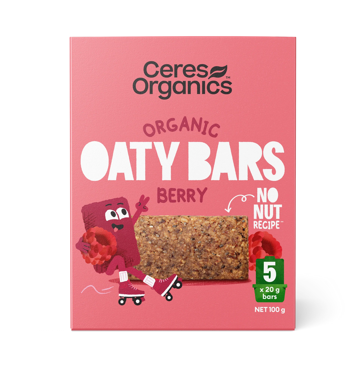 Ceres Organic - Oaty Berry Bars 5 X 100g