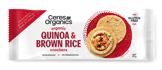 Ceres Organic - Crackers Quinoa & Rice 115g