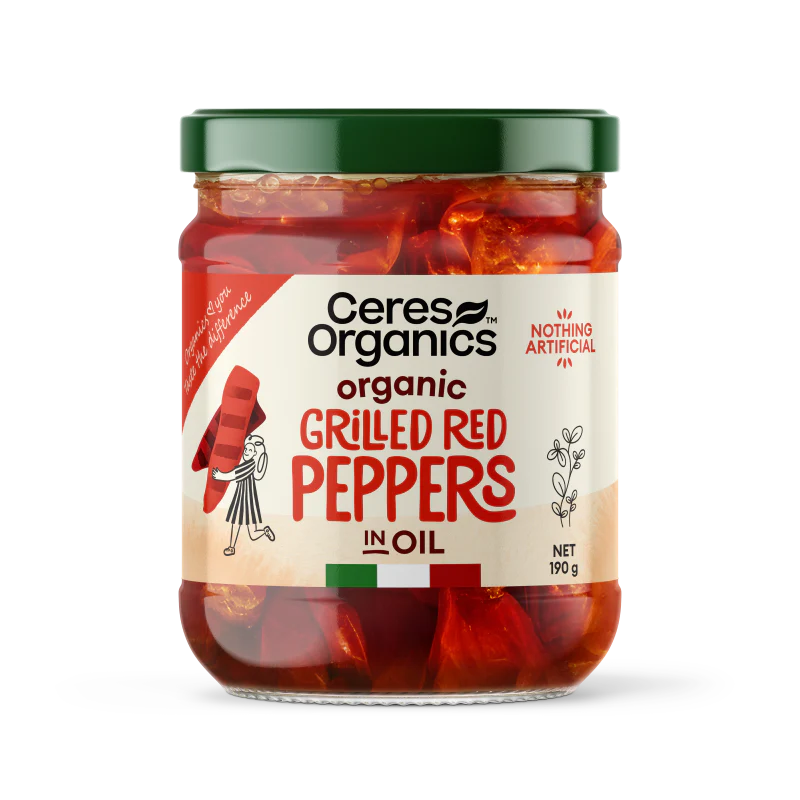 Ceres Organic - Grilled Red Peppers 190g