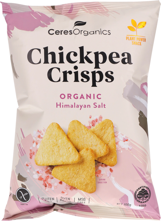 Ceres Organic - Chickpea Crisps Himalayan Salt 100g
