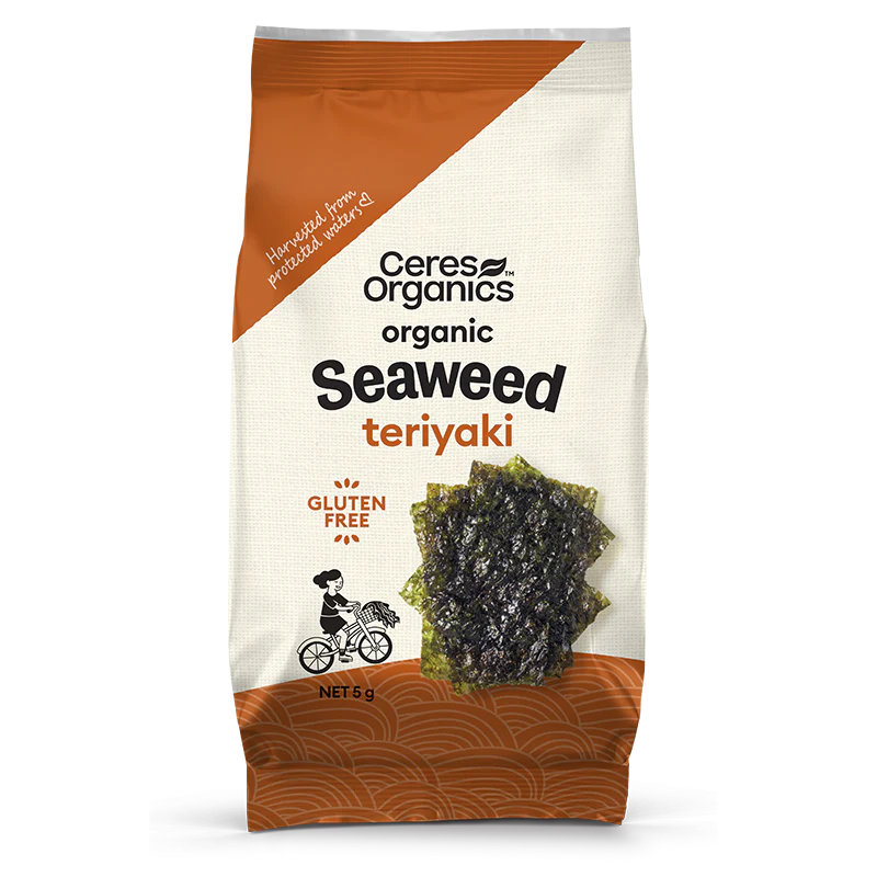 Ceres Organic - Roasted Seaweed Teriyaki Snack 5g
