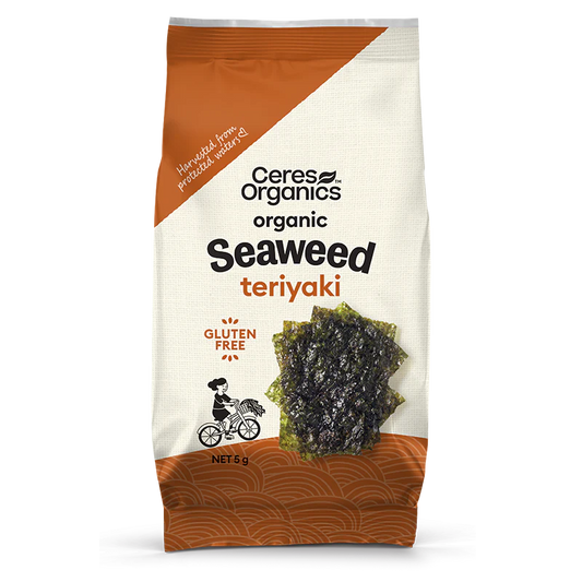 Ceres Organic - Roasted Seaweed Teriyaki Snack 5g