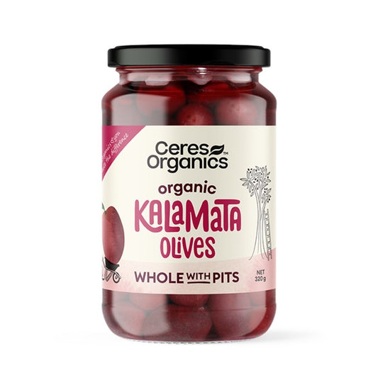 Ceres Organic - Kalamata Olives With Pits 320g
