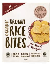 Ceres Organic - Brown Rice Bites Salt & Vinegar 100g