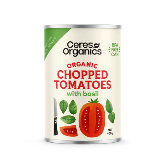 Ceres Organic - Tomatoes Chopped W/basil 400g