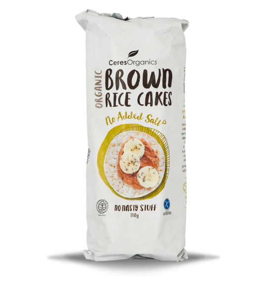 Ceres Organic - Brown Rice Cakes, No Added Salt 110g