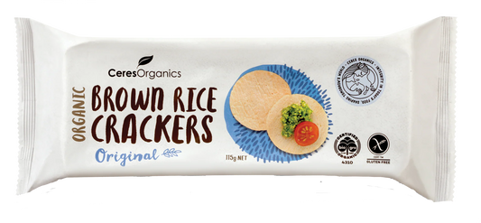 Ceres Organic - Brown Rice Crackers Seaweed 115g
