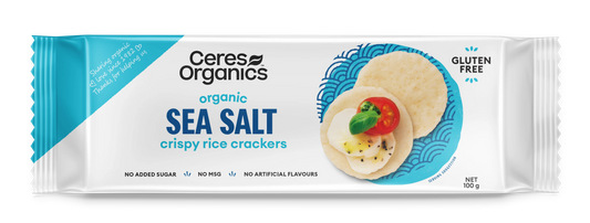 Ceres Organic - Crispy Rice Crackers Sea Salt 100g