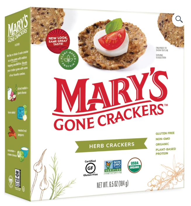 Mary's Gone Crackers - GF Herb Crackers 184g