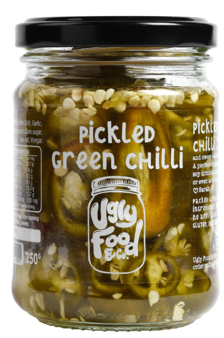 Ugly Food - Pickled Green Chilli 250g