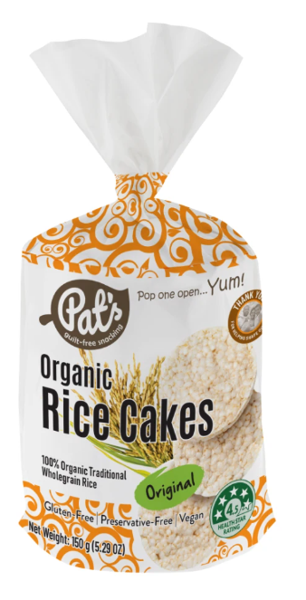 Pat's - Organic Rice Cakes 150g