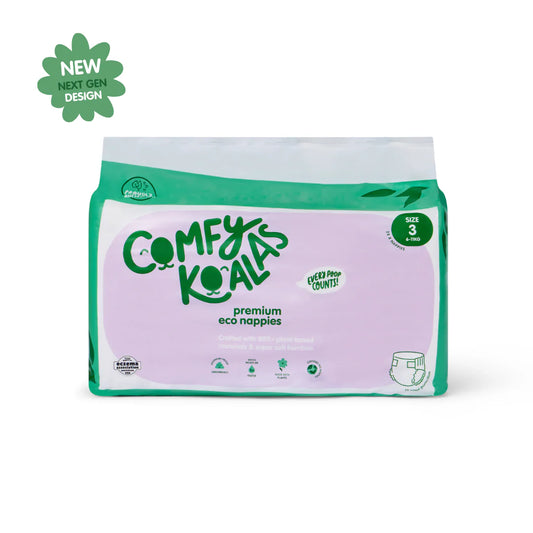 Comfy Koalas - Size 3 (6-11kg) x28 Nappies