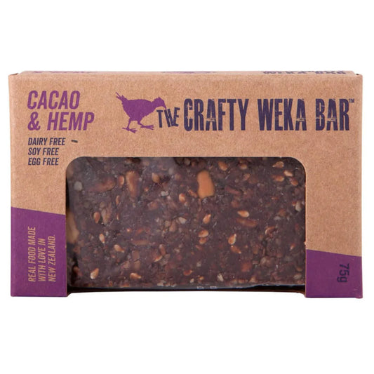 Crafty Weka - Cacao & Hemp Bar 75g