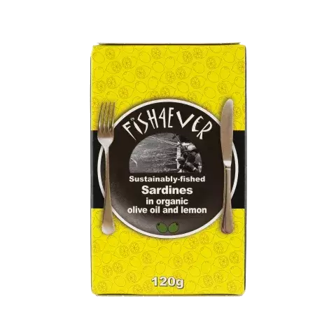 Fish4Ever - Sardines In Olive Oil & Lemon 120g