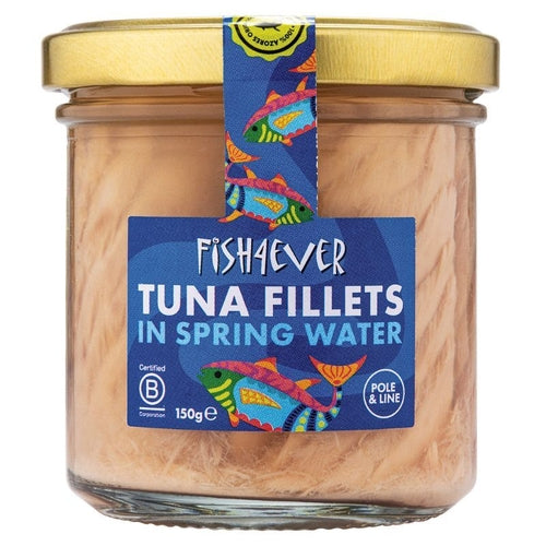 Fish4Ever - Tuna Fillets In Spring Water Jar 150g